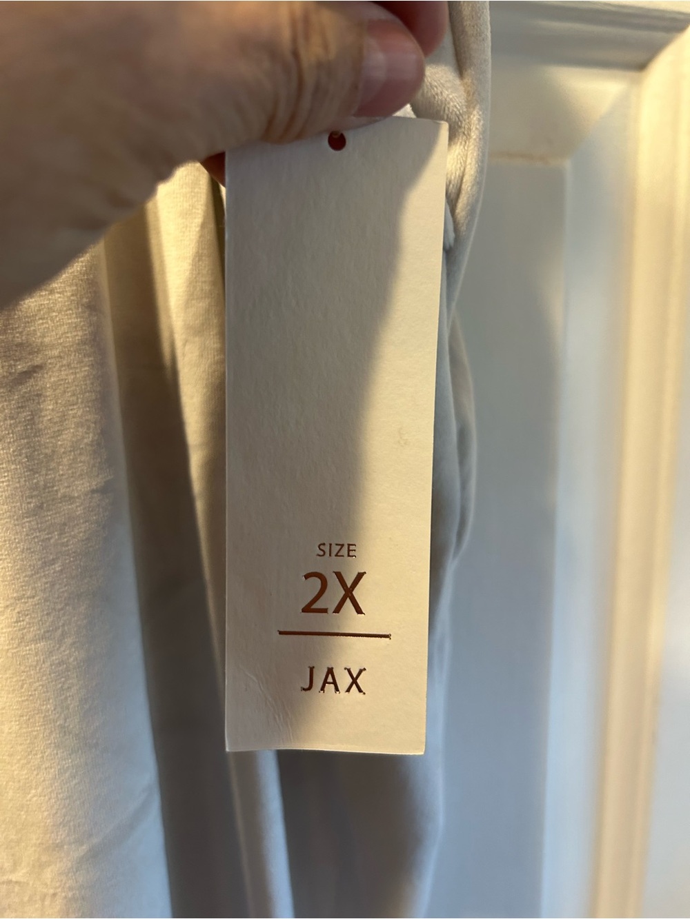 Lularoe Jax Light Gray Velour Drawstring Jogger Pants - Picture 2 of 5